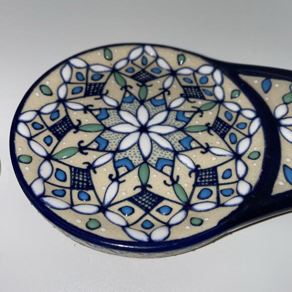 Javier Servin Hand Painted Talavera Handled Shot Glass With Serving Tray - Picture 2 of 8